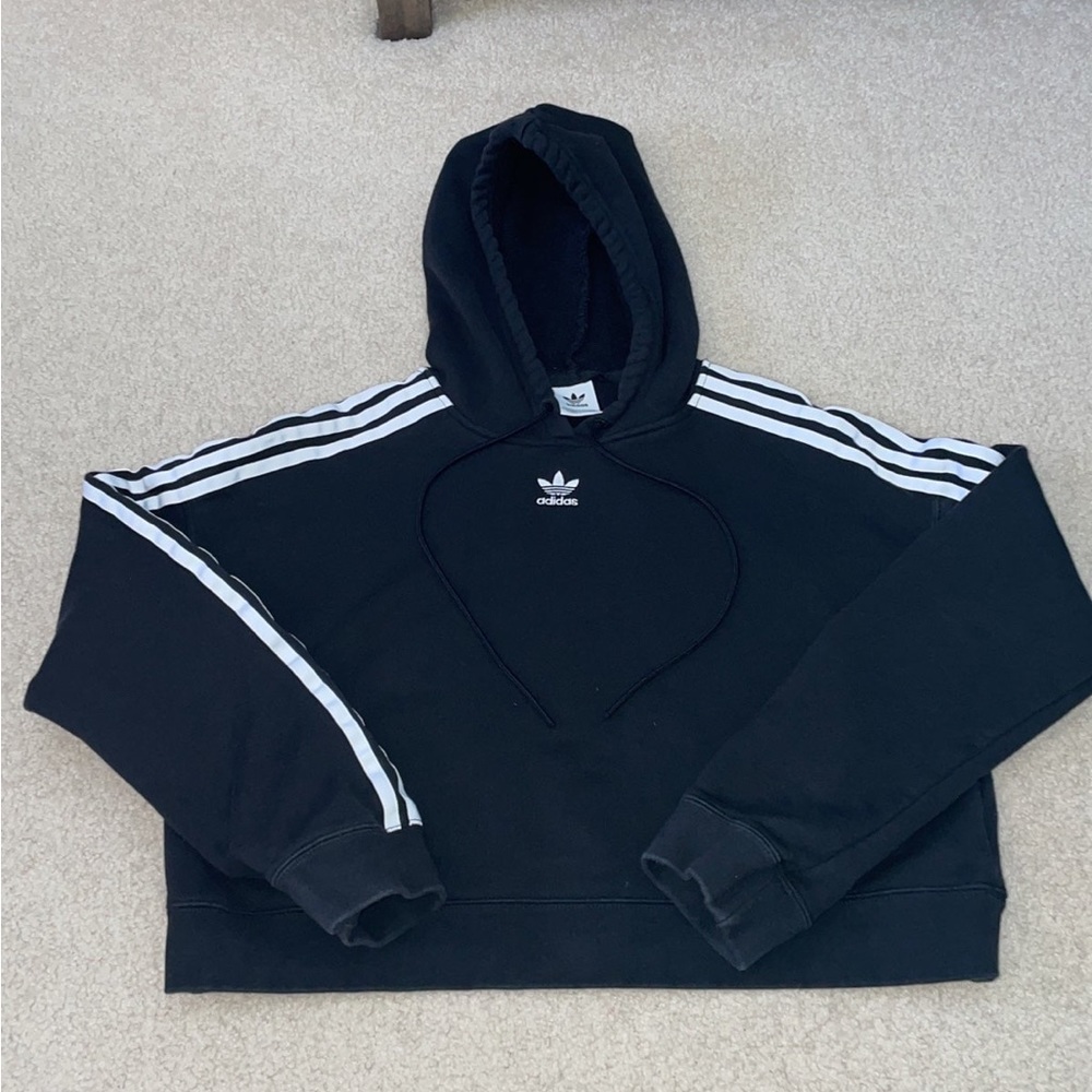 Adidas Cropped Hoodie - small?